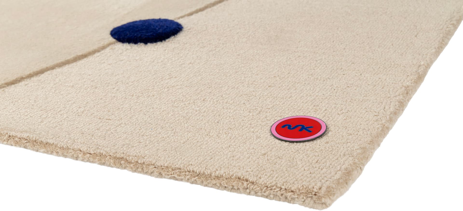 Dywan Rome Cobalt 300x400 cm, proj. M. Konopacka, wełna, Carpets & More - 229536