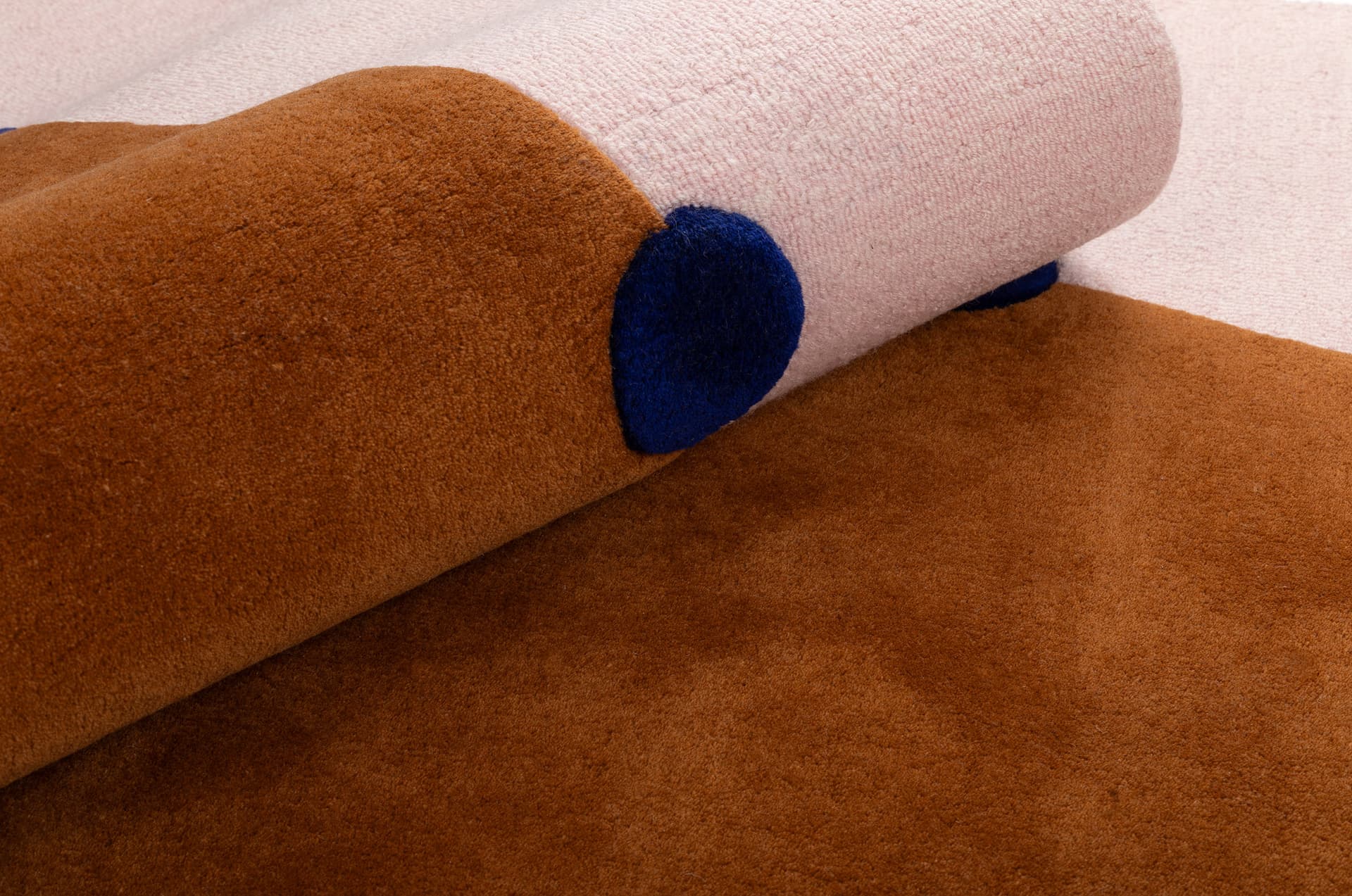 Dywan Rome Terracotta 240x340 cm, proj. M. Konopacka, wełna, Carpets & More - 229609