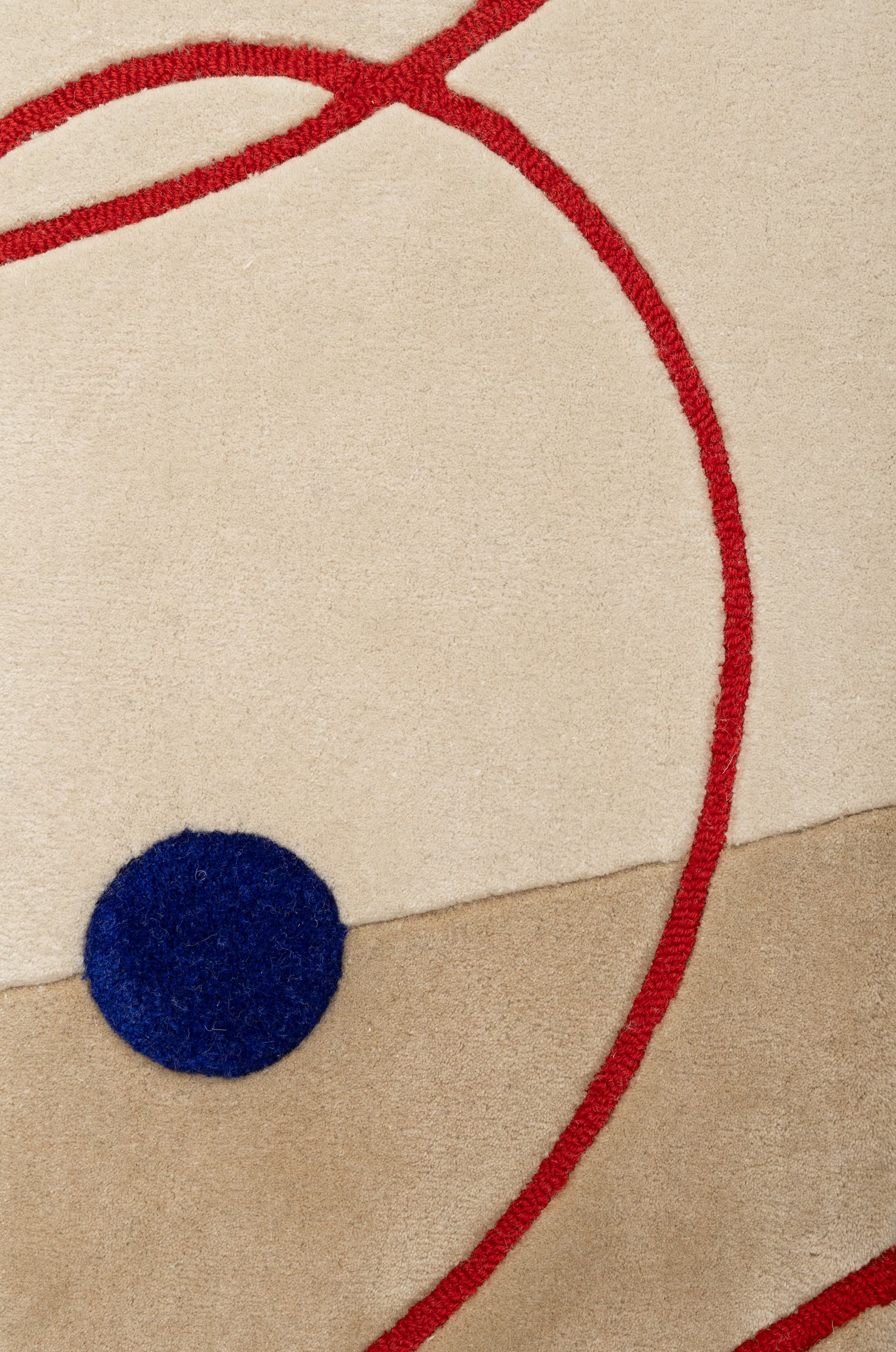 Dywan Marseille Red 240x340 cm, proj. M. Konopacka, wełna, Carpets & More - 229668