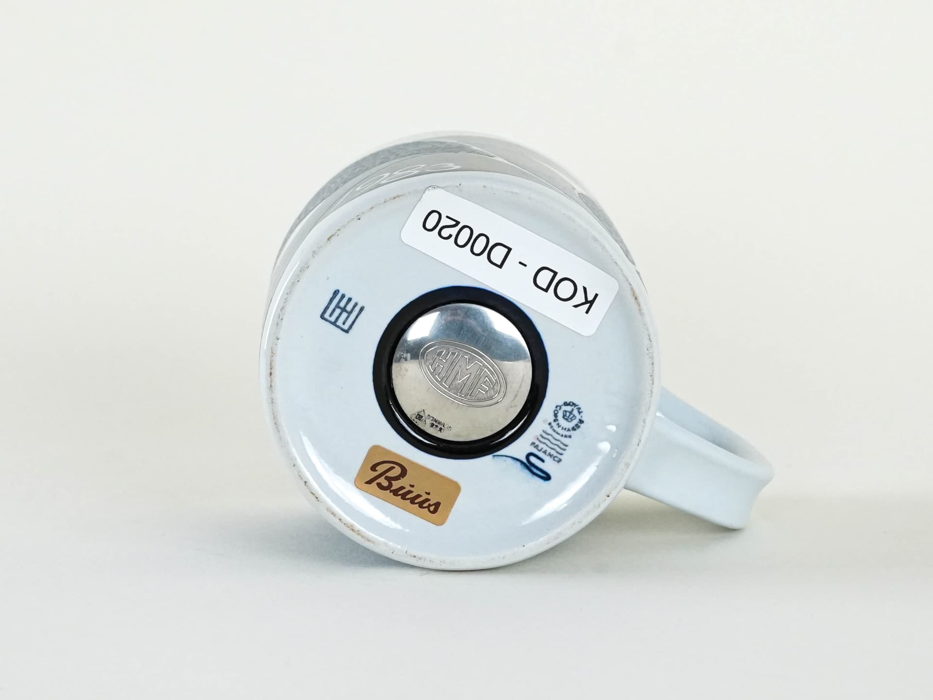 Kubek, porcelana niebieska, proj. M. Andersen, Royal Copenhagen, Dania, lata 80. - 230274