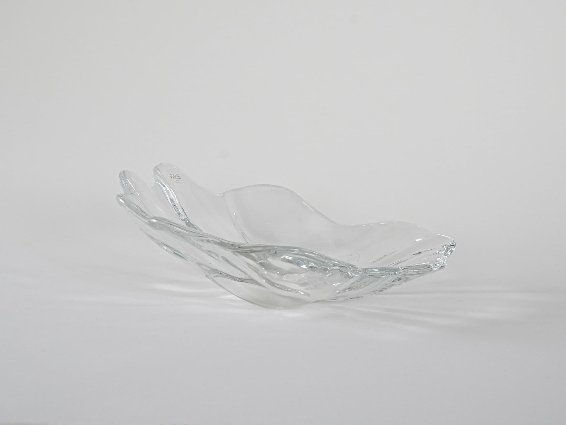 Patera, szkło transparentne, Holmegaard, Dania, lata 70. - 230364