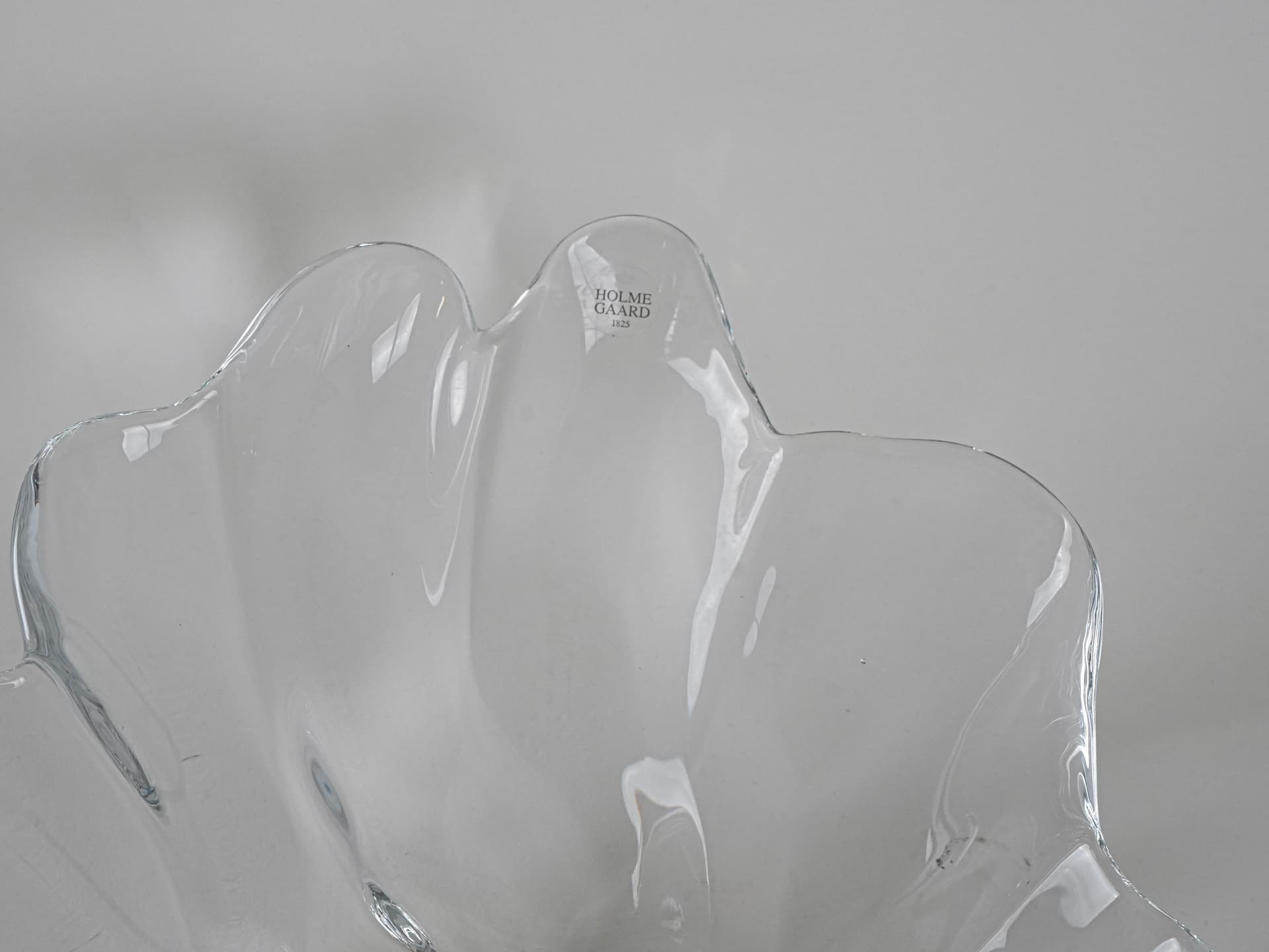 Patera, szkło transparentne, Holmegaard, Dania, lata 70. - 230362