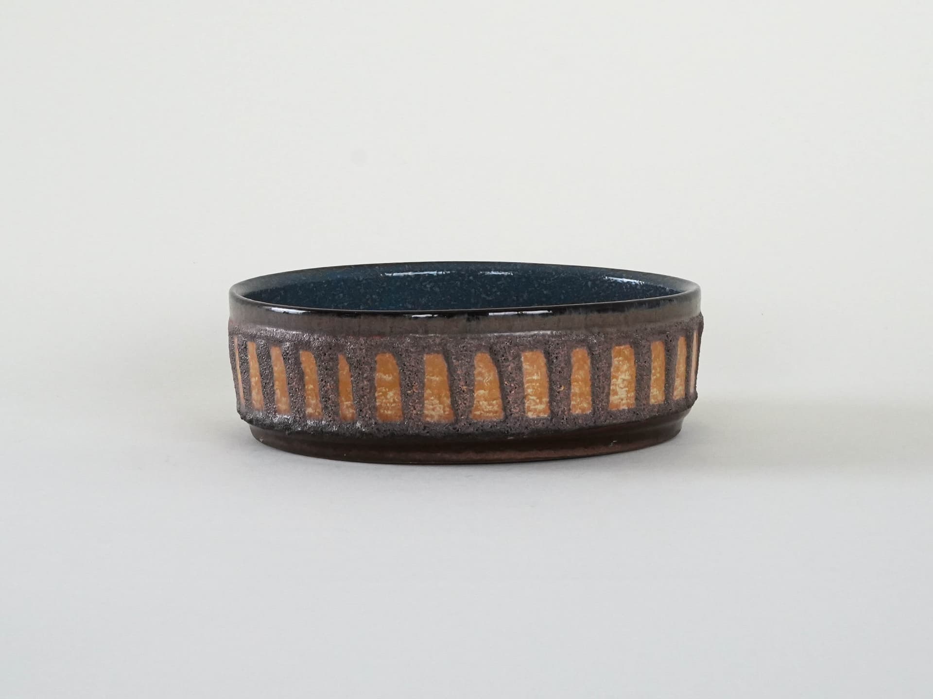 Miska, niebieska, kamionka, Dania, lata 60. - 230398