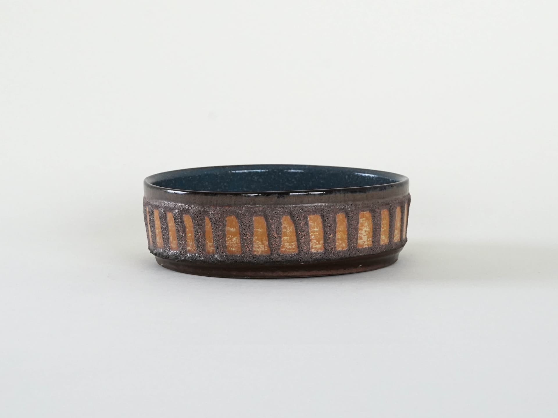 Miska, niebieska, kamionka, Dania, lata 60. - 230396