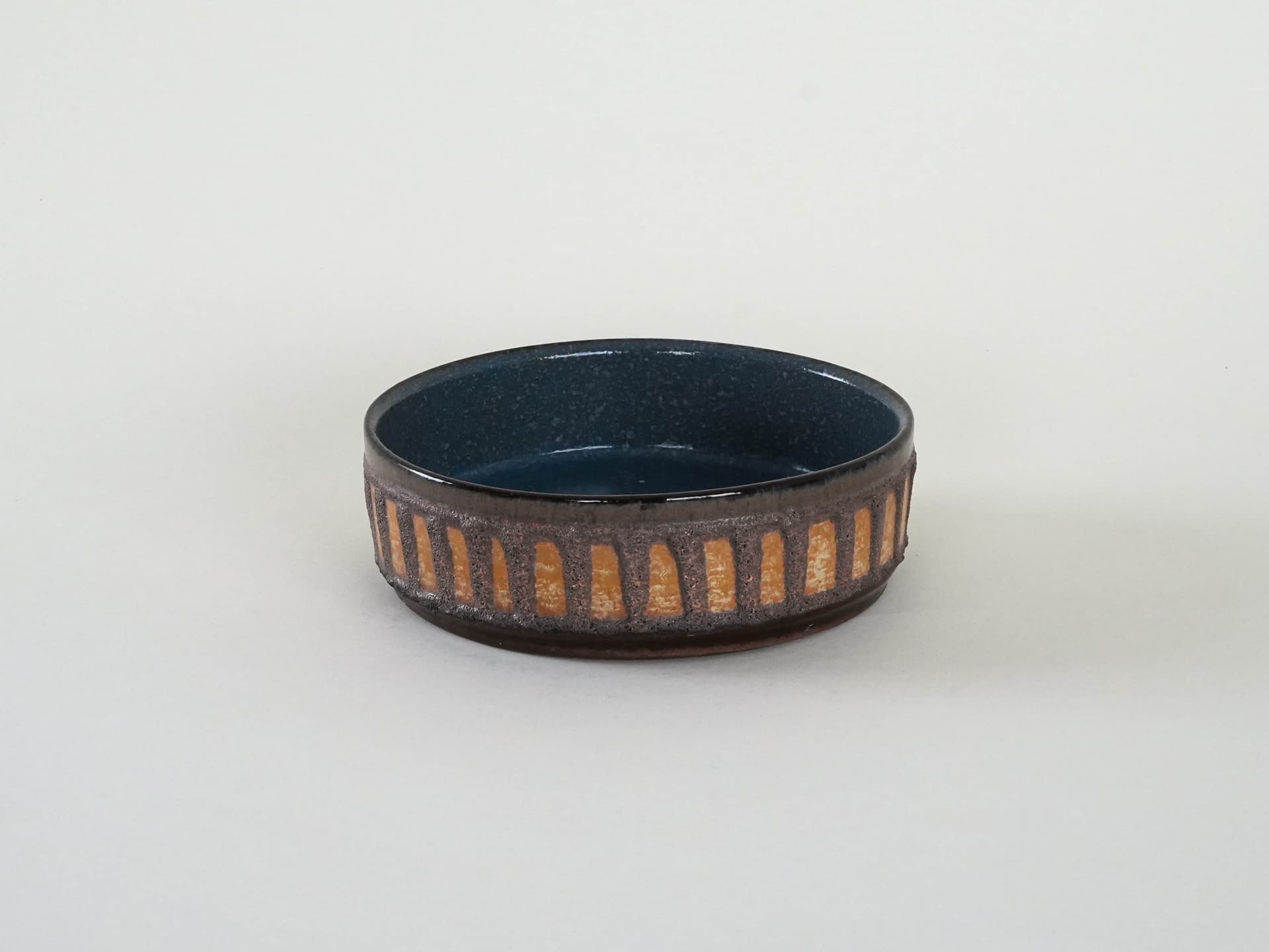 Miska, niebieska, kamionka, Dania, lata 60. - 230395