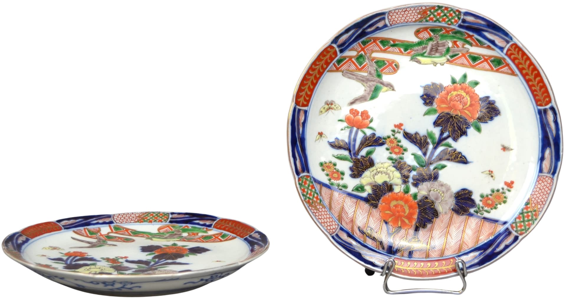 Set of Imari plates, multicolor porcelain, Japan, 19th c.