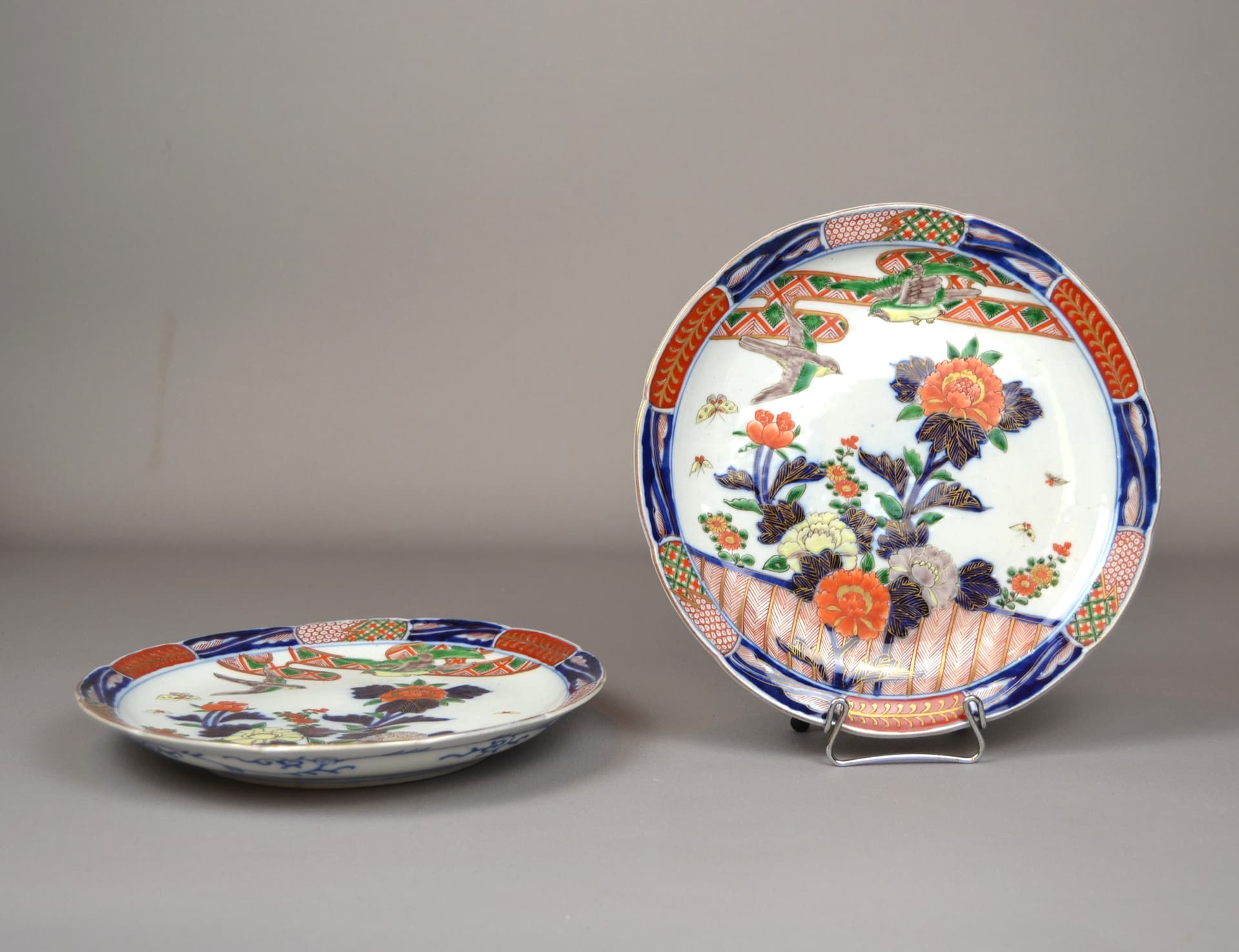 Set of Imari plates, multicolor porcelain, Japan, 19th c. - 1687