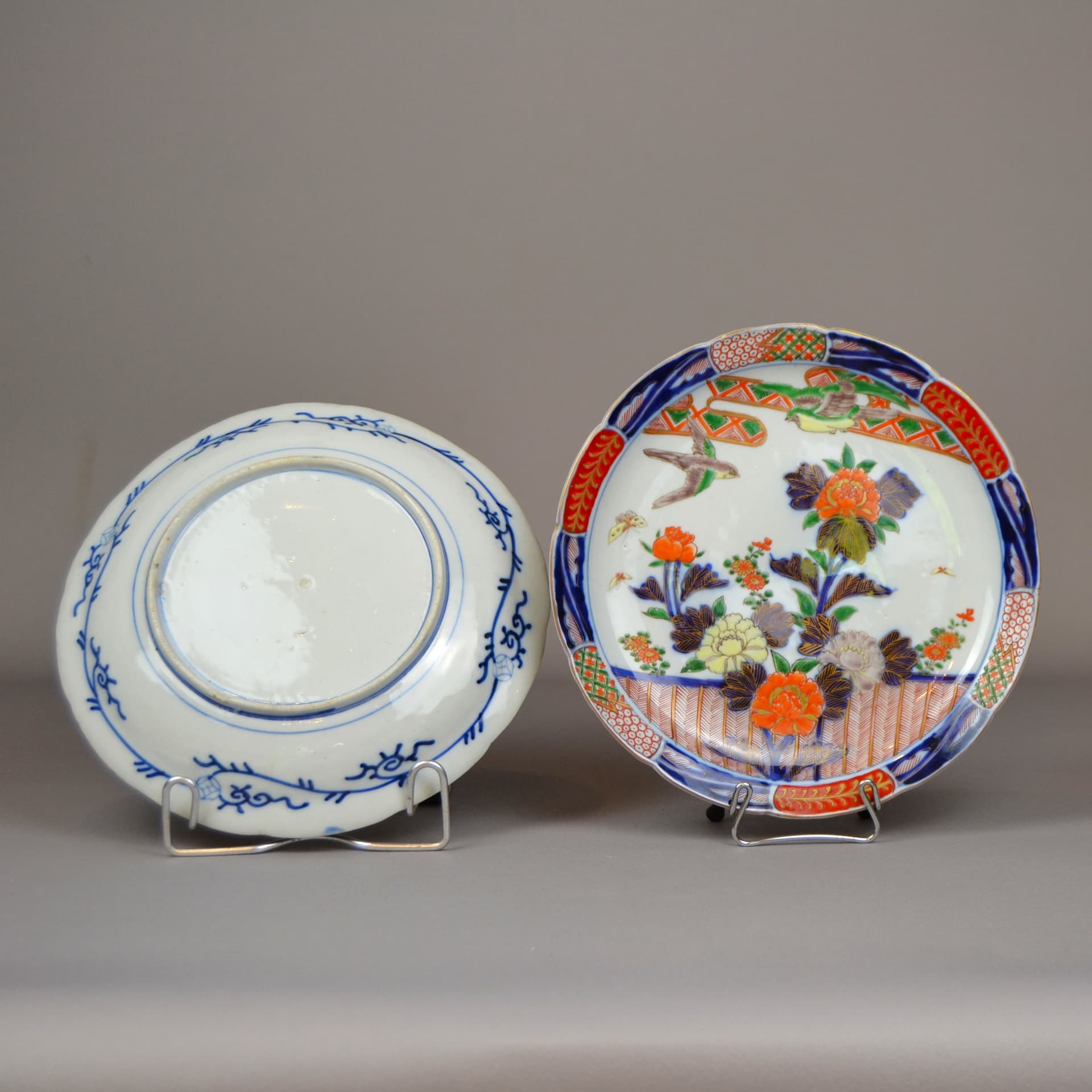 Set of Imari plates, multicolor porcelain, Japan, 19th c. - 1680