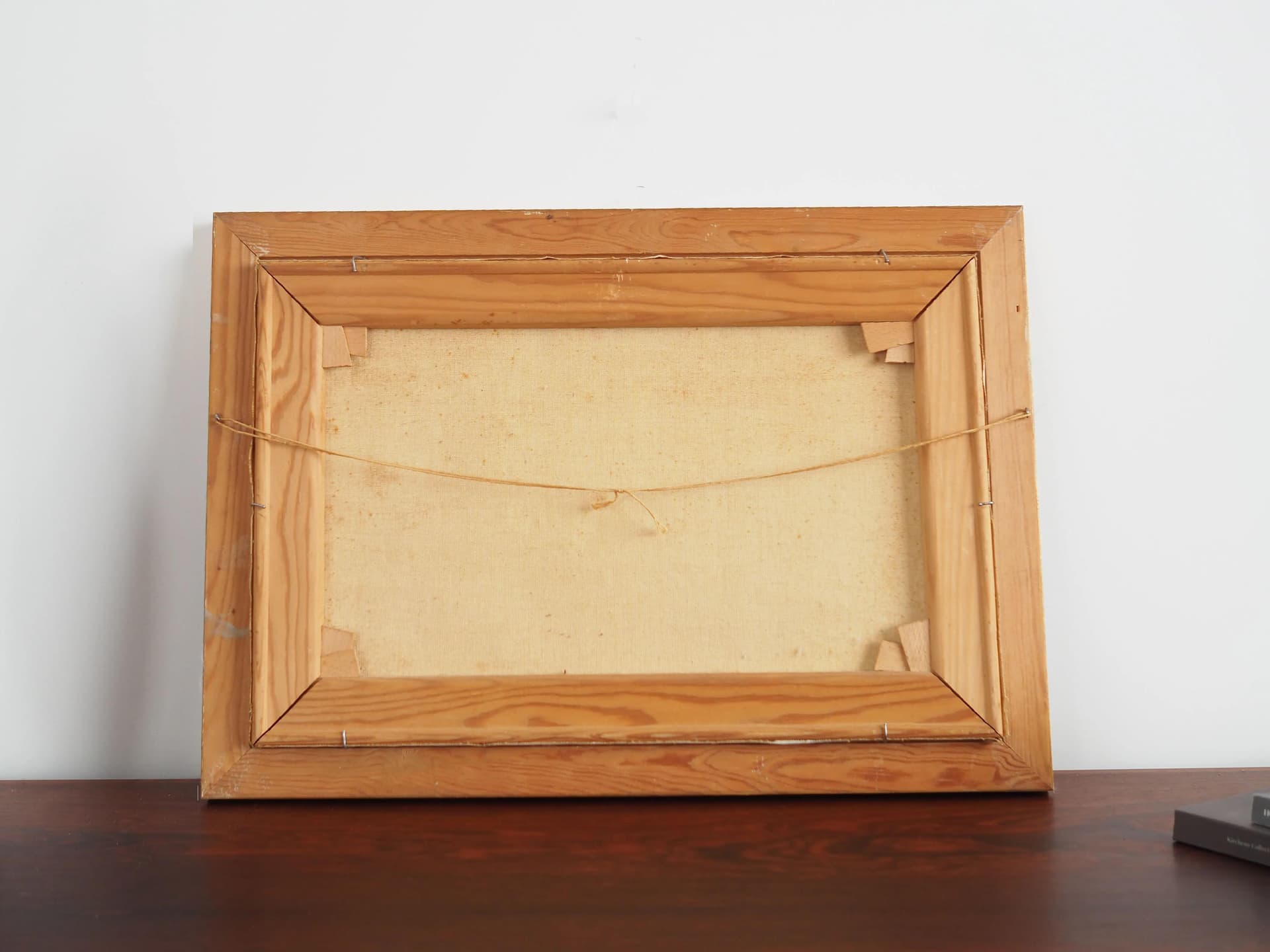 Oil Painting on Canvas, grey, wood, Poland, 1970s. - 17558