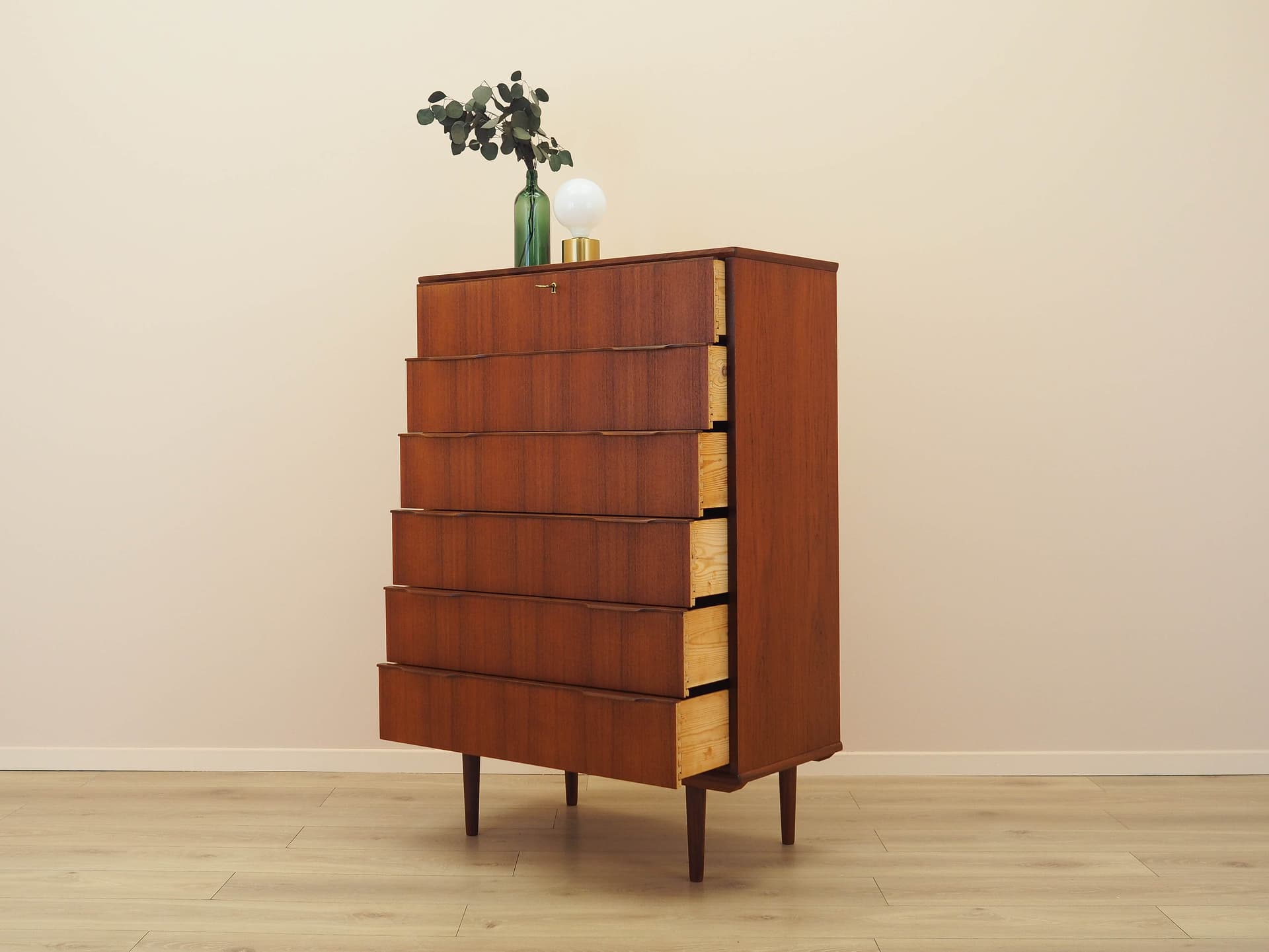 Komoda, tek brązowy, Dania, lata 70. - 230587