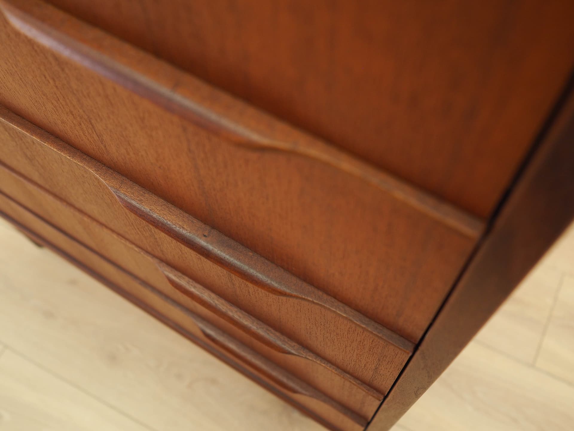 Komoda, tek brązowy, Dania, lata 70. - 230598