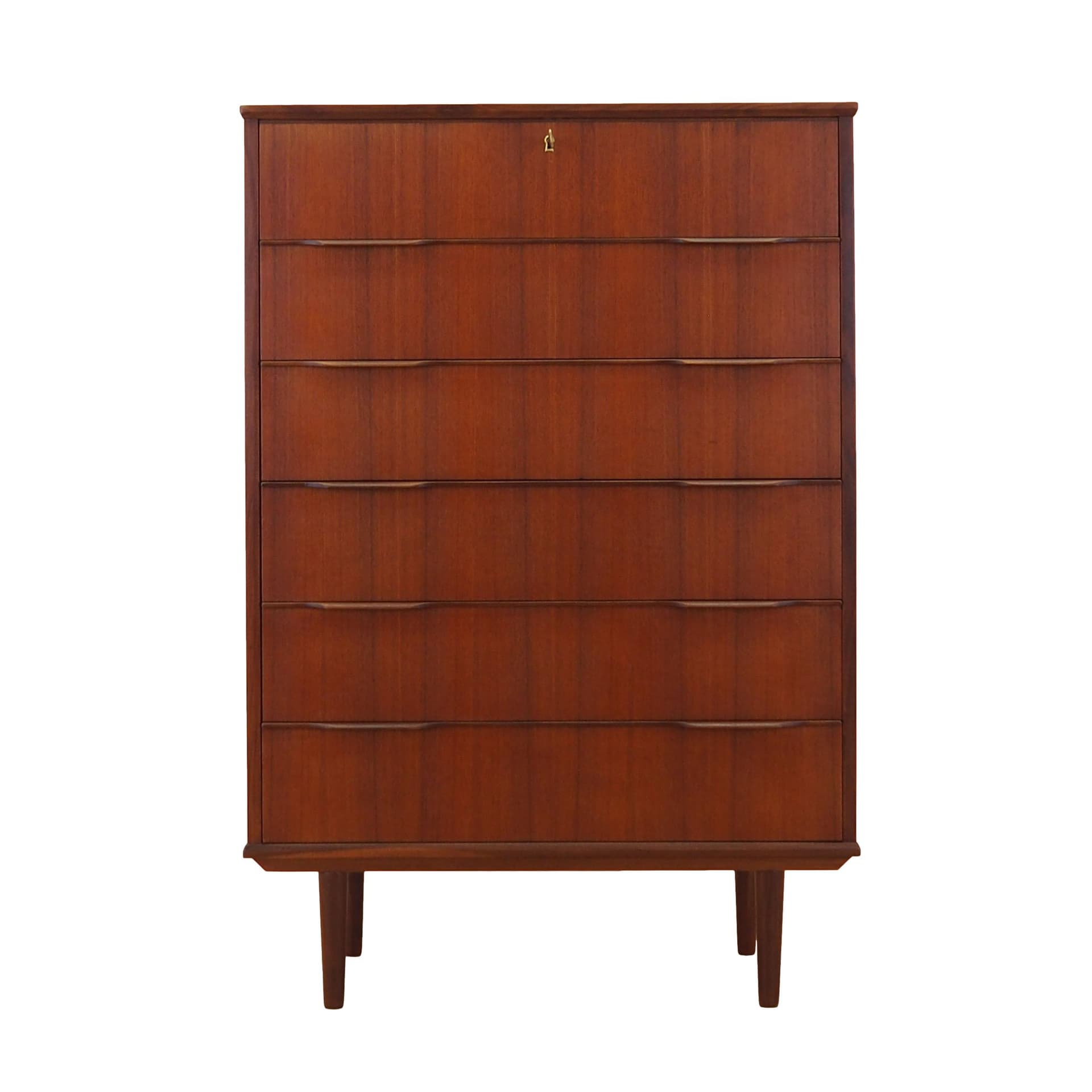 Komoda, tek brązowy, Dania, lata 70.