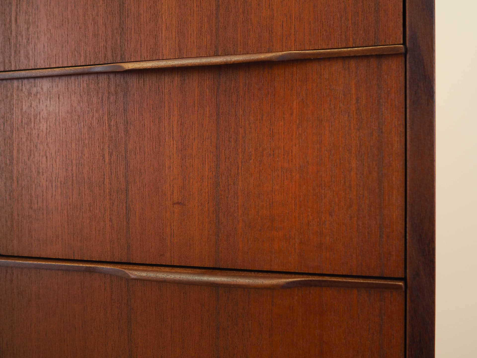 Komoda, tek brązowy, Dania, lata 70. - 230599