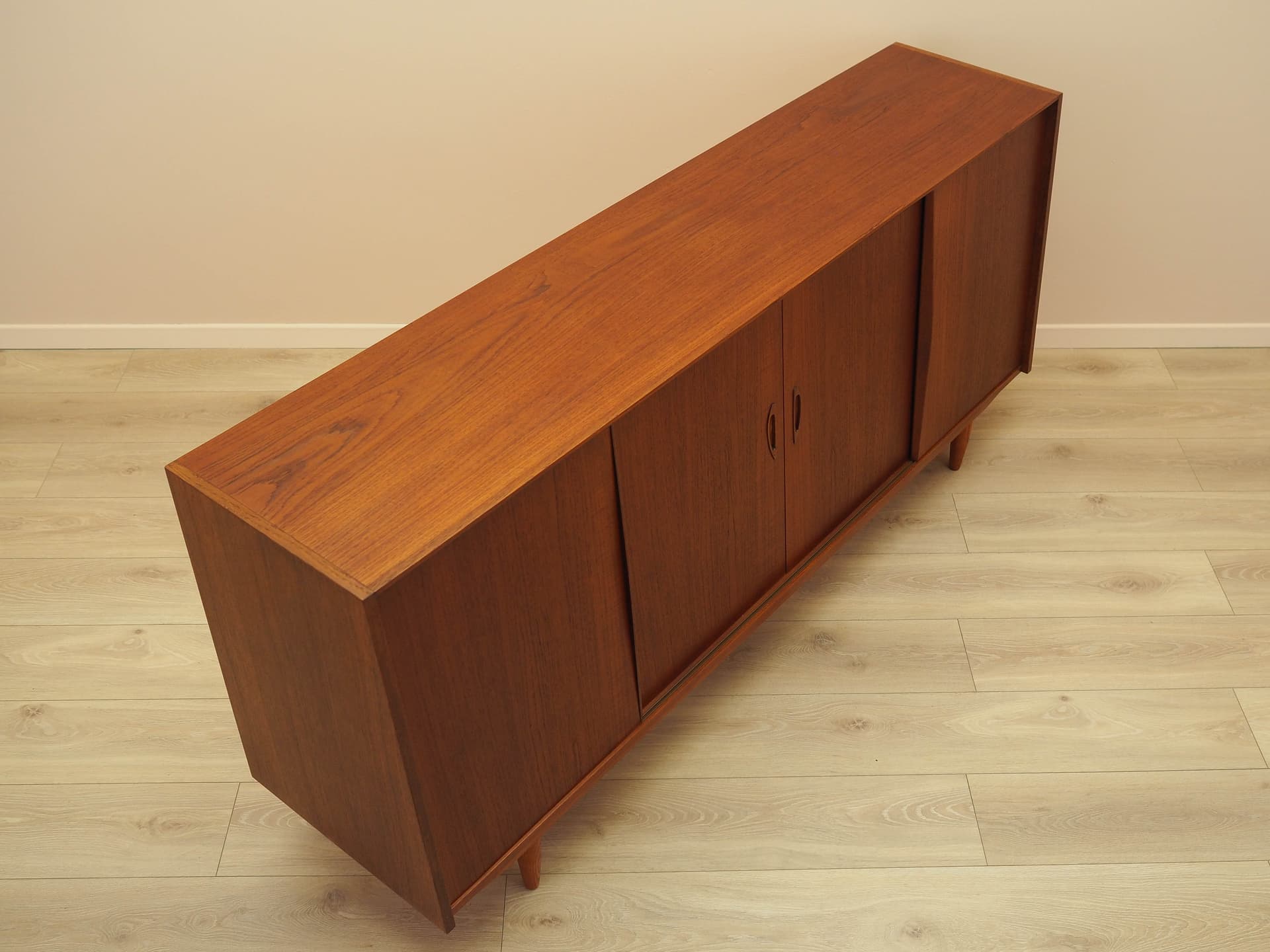 Sideboard, brązowy, teak, Dania, lata 70. - 230608
