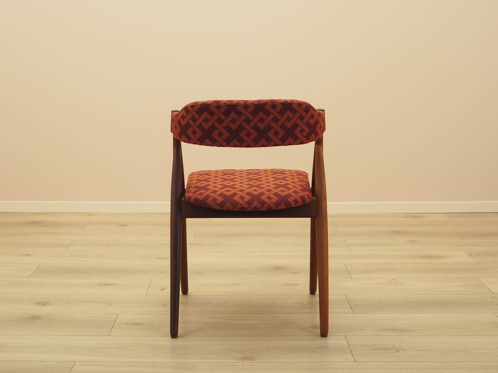 Krzesło, multikolor, teak, tkanina, Dania, lata 60. - 230658