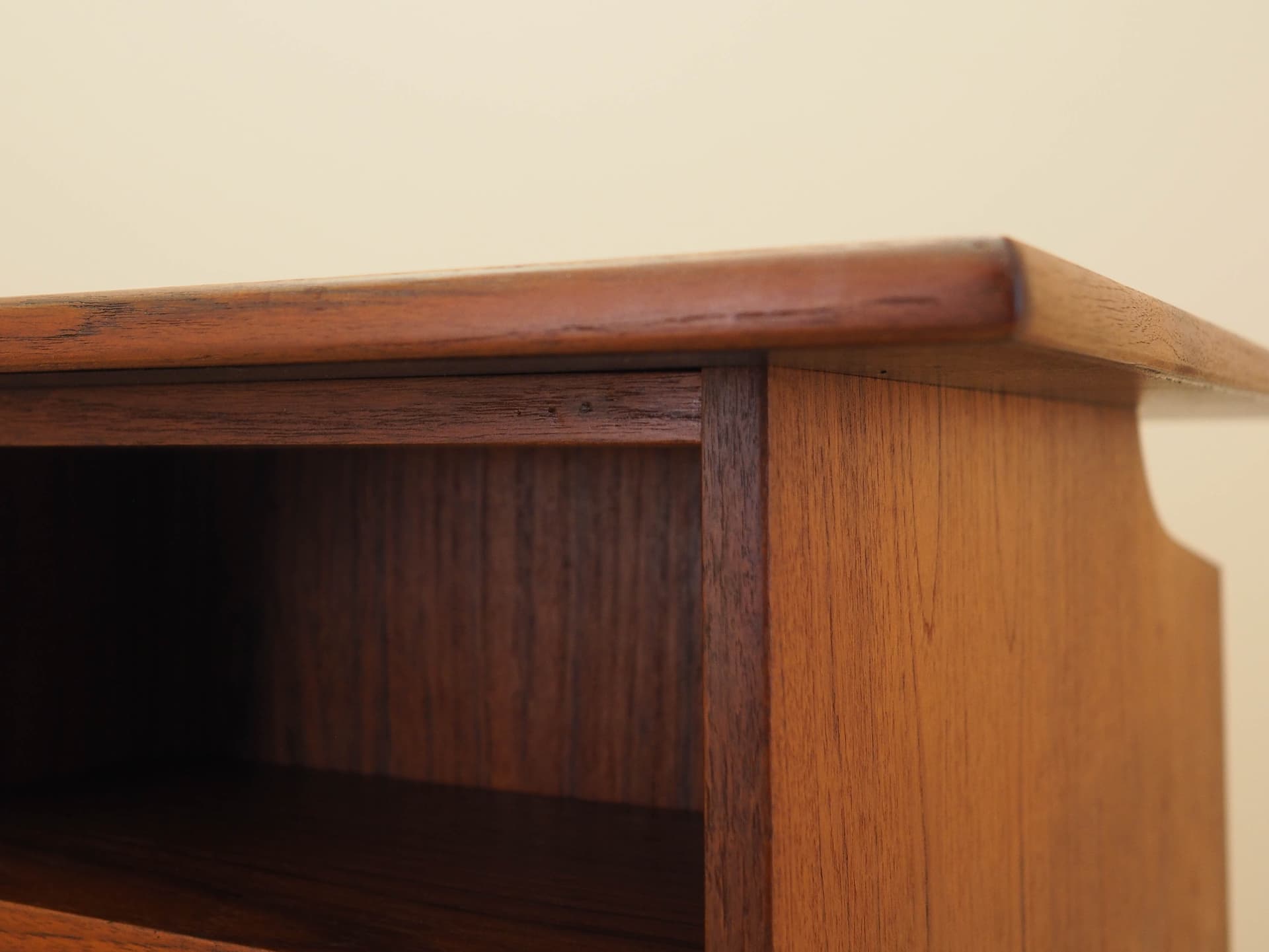 Biurko, teak brązowy, Dania, lata 70. - 230682