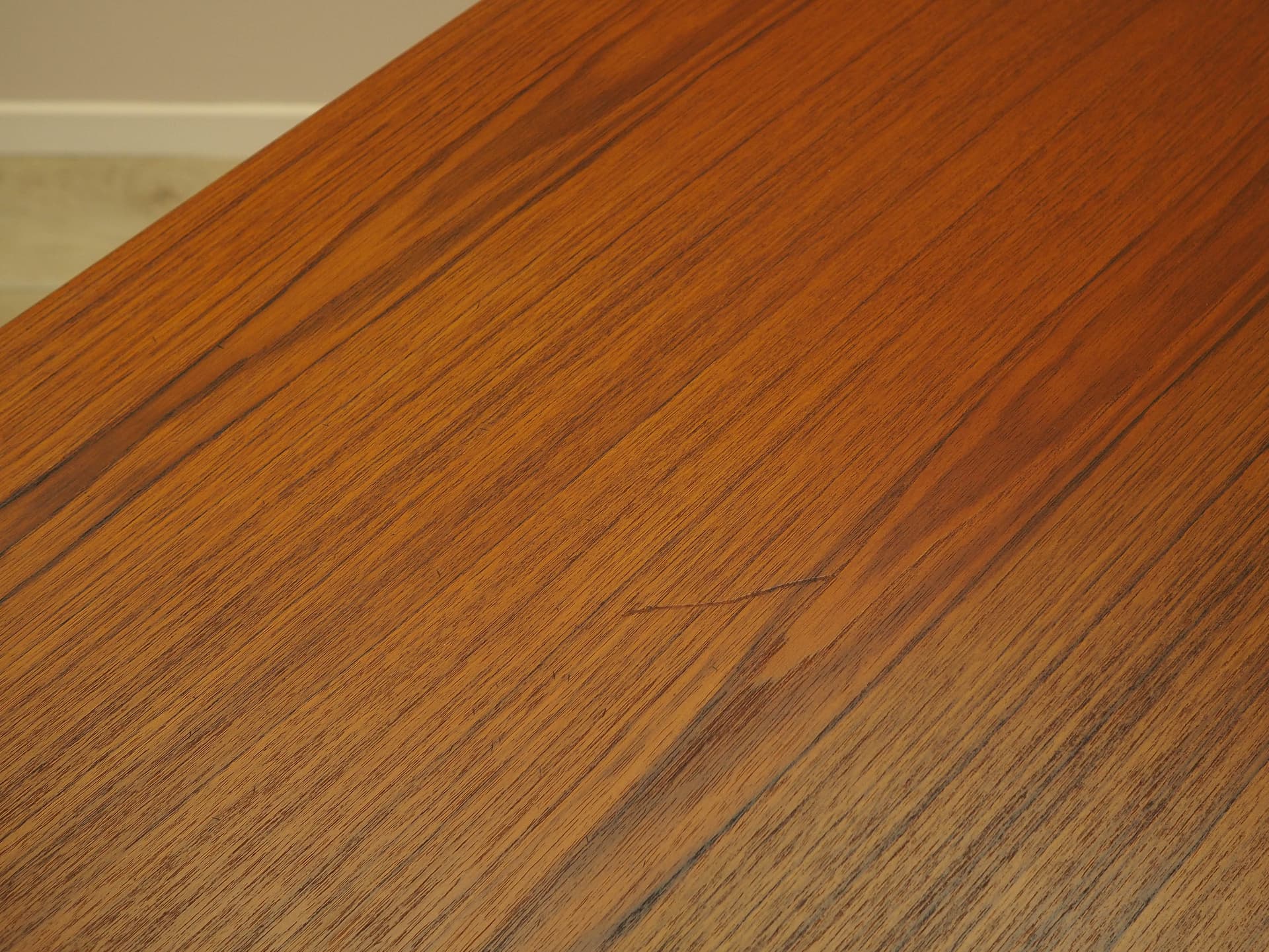 Biurko, teak brązowy, Dania, lata 70. - 230674