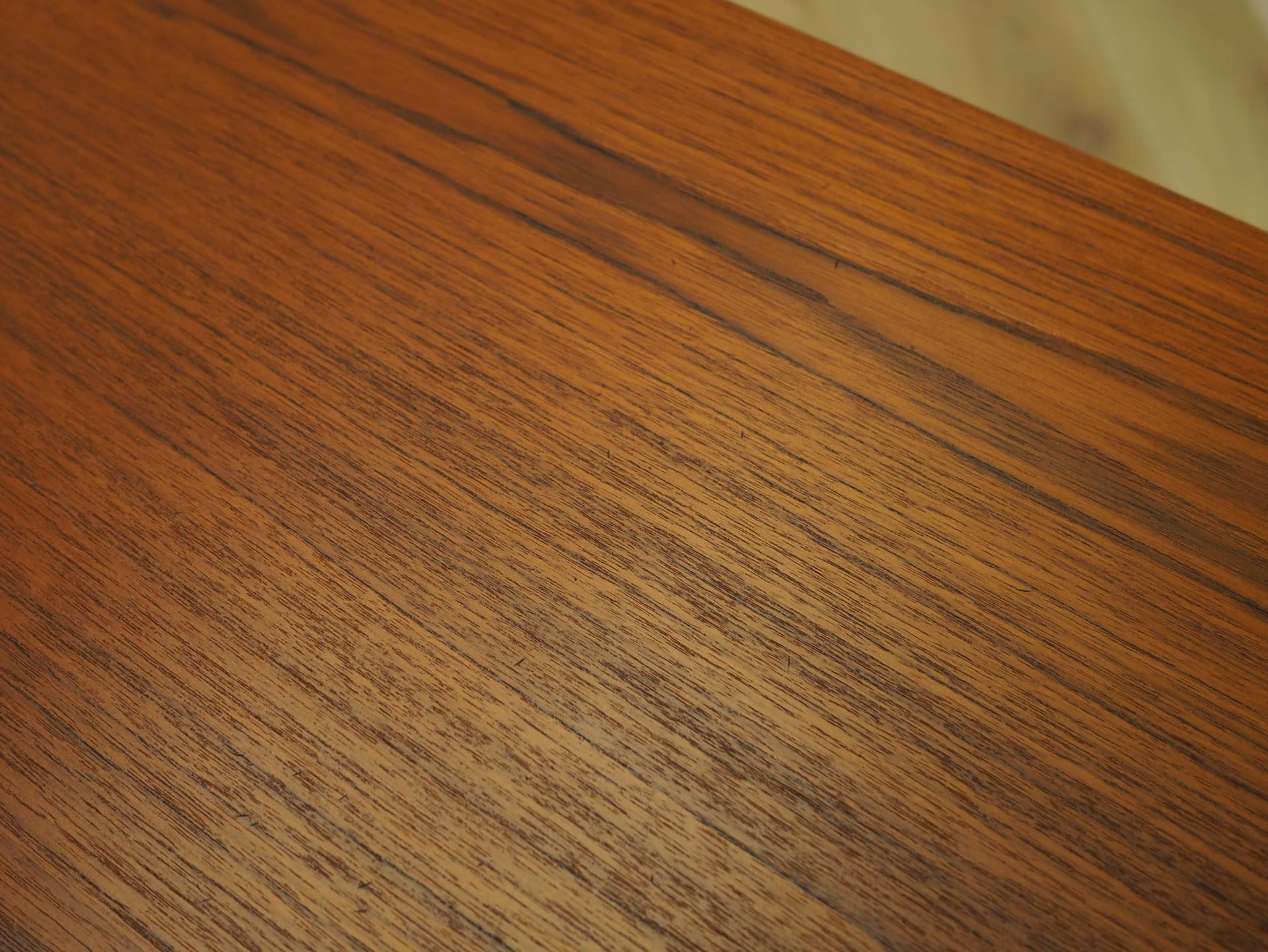 Biurko, teak brązowy, Dania, lata 70. - 230675