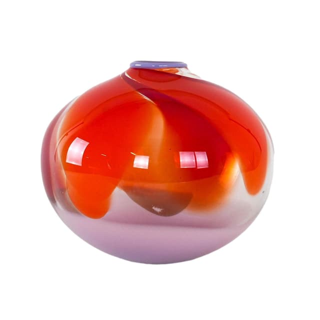 Wazon Murano, multikolor, szkło, Włochy, lata 60. - WYMIARY