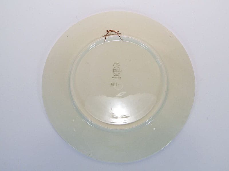 Patera dekoracyjna, fajans szkliwiony biały, Instytut Wzornictwa Przemysłowego, Polska, lata 50. - 230799