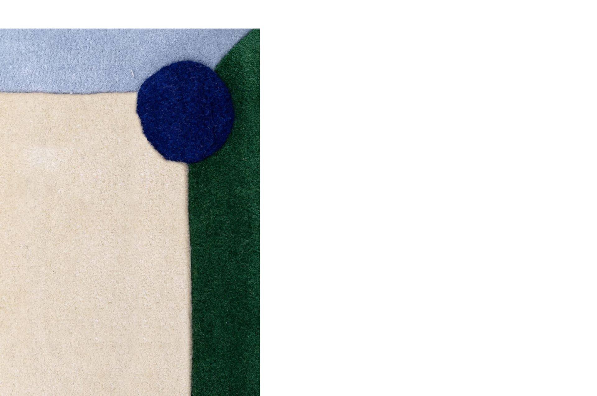 Dywan Berlin Cobalt 300x400 cm, proj. M. Konopacka, wełna, Carpets & More - 240140