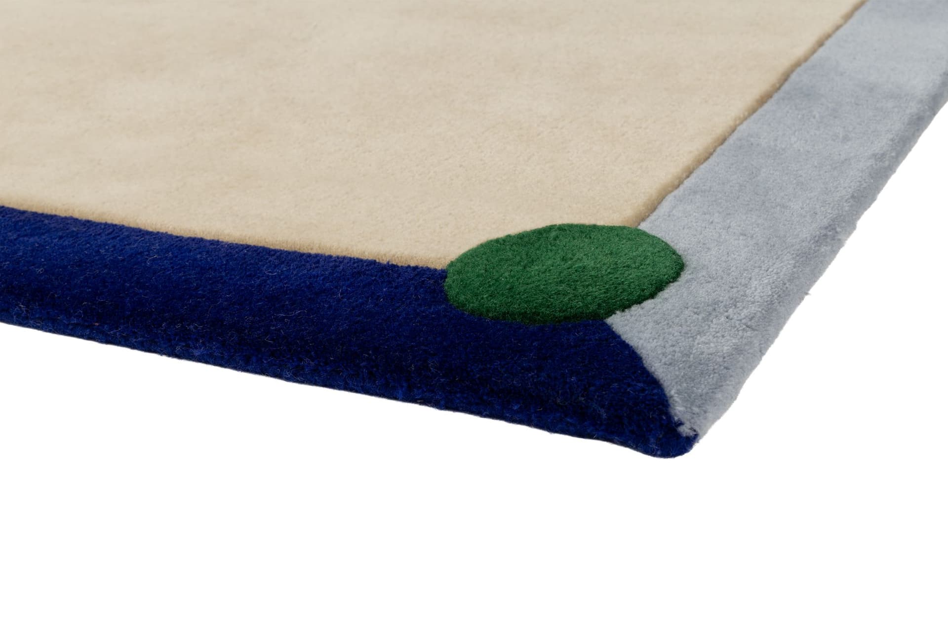 Dywan Berlin Cobalt 240x340 cm, proj. M. Konopacka, wełna, Carpets & More - 240126