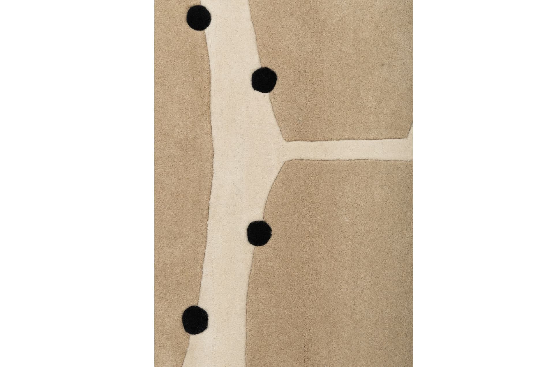 Dywan Rio Black 300x400 cm, proj. M. Konopacka, wełna, Carpets & More - 240223