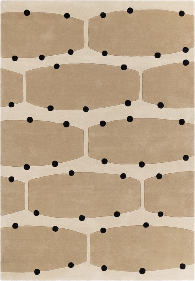 Dywan Rio Black 200x300 cm, proj. M. Konopacka, wełna, Carpets & More - WYMIARY