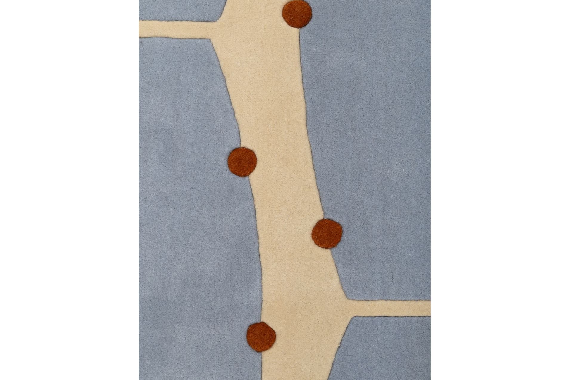 Dywan Rio Blue 240x340 cm, proj. M. Konopacka, wełna, Carpets & More - 240231