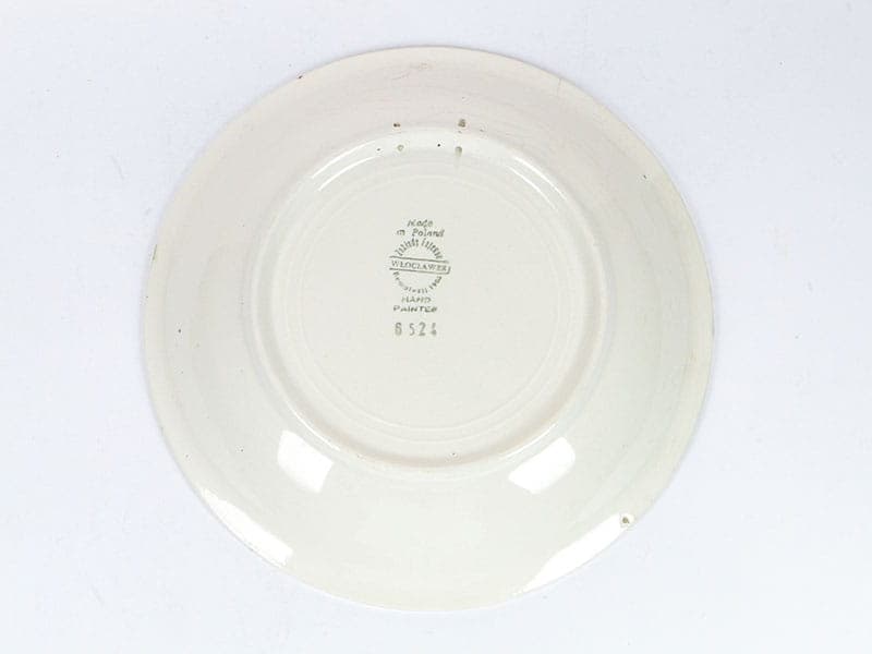 Patera dekoracyjna Kora, multikolor, fajans, proj. E. Piwek-Białoborska, Włocławek, Polska, lata 60. - 230899