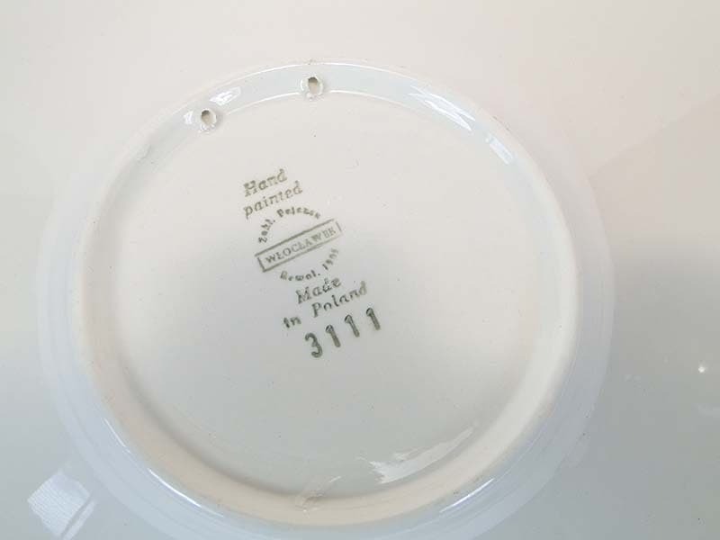 Patera Kapelusz, multikolor, fajans szkliwiony, proj. J. Sowiński, Włocławek, Polska, lata 50. - 230974