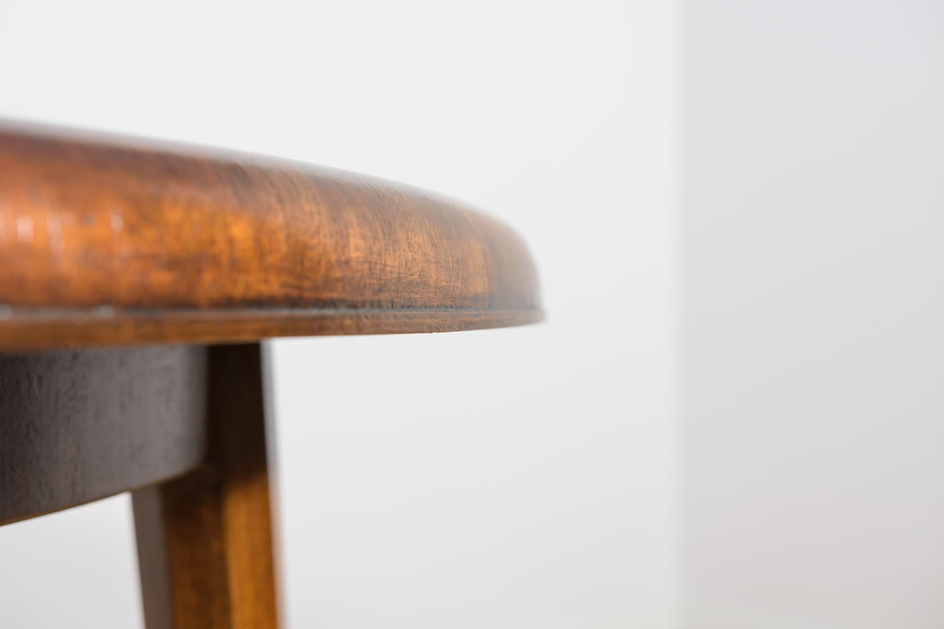 Stół rozkładany Art Deco, teak brązowy, Francja, lata 30. - 231884