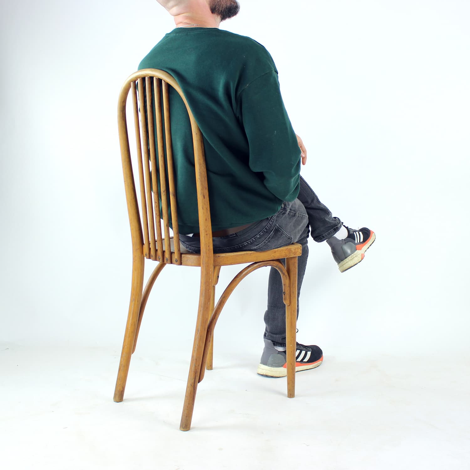 Krzesło gięte, dąb brązowy, Gebrüder Thonet Vienna, Czechosłowacja, lata 20. - 231905