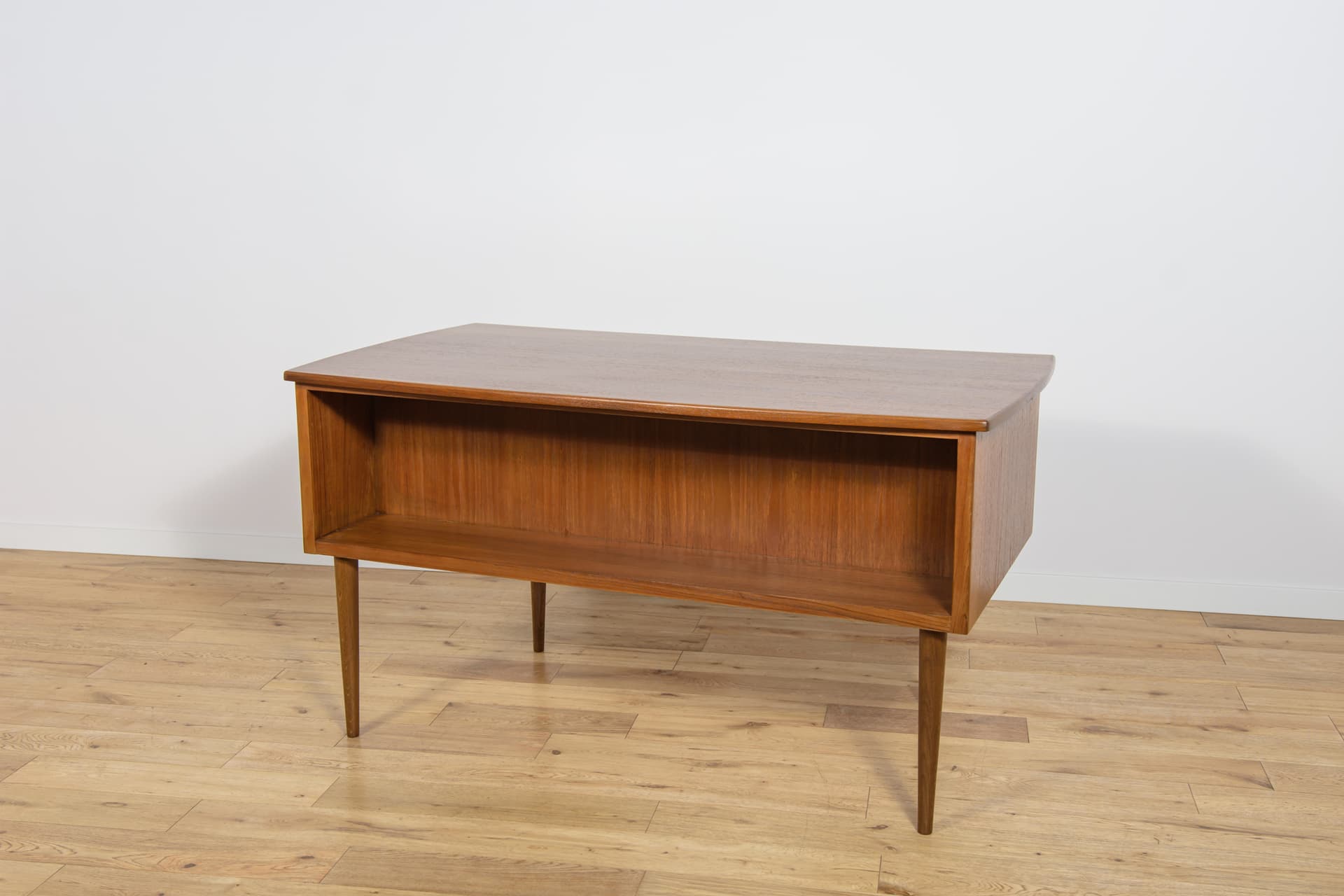 Biurko, teak brązowy, Edmund Jørgensen, Dania, lata 60. - 231956