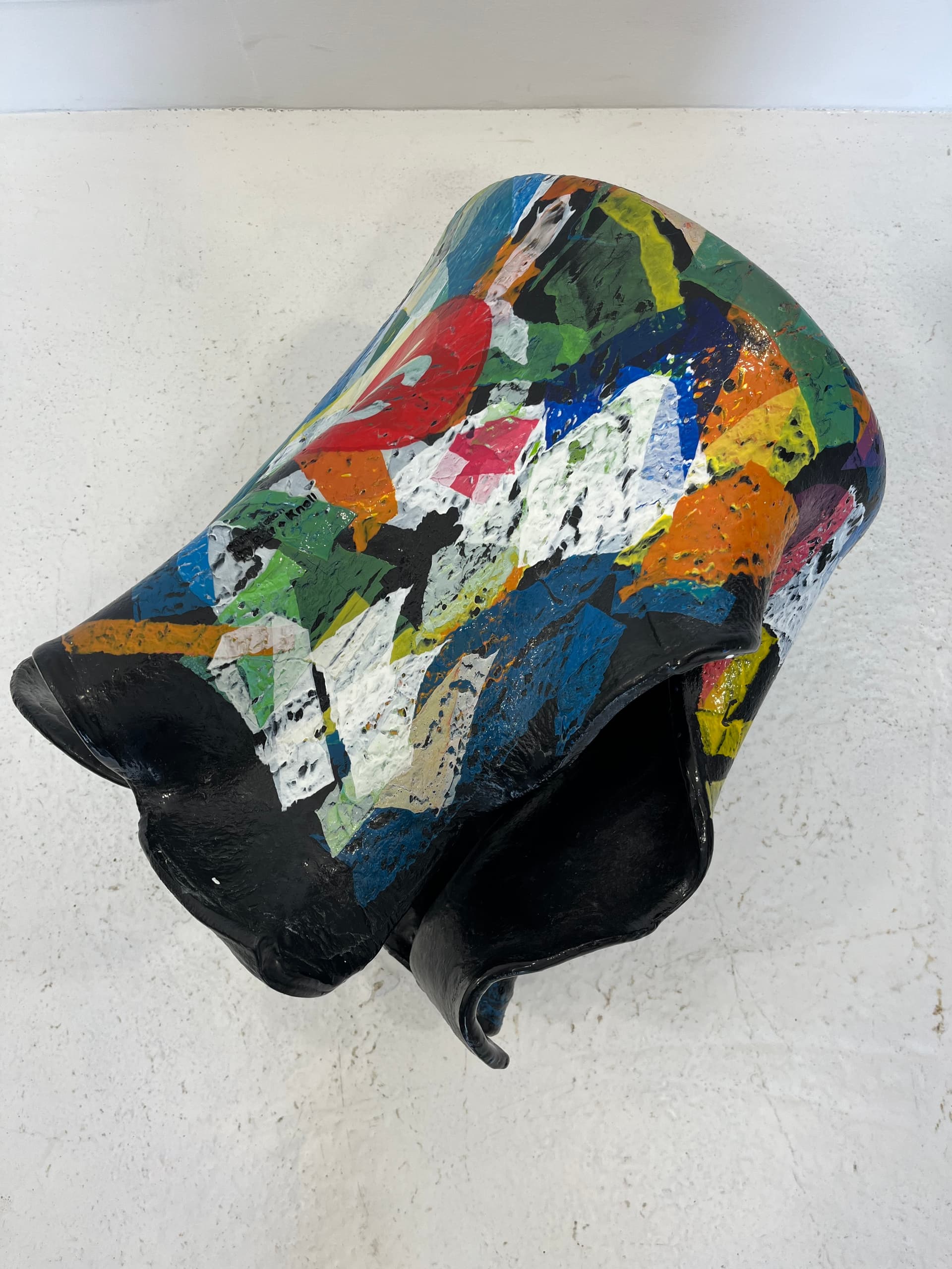 Stołek, multicolor, plastik z recyklingu, lata 90. - 232047