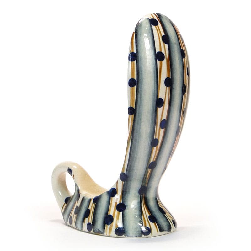 Kaganek Kobra, ceramika biała, proj. W. Płażewski, Włocławek, Polska, lata 60. - 232058