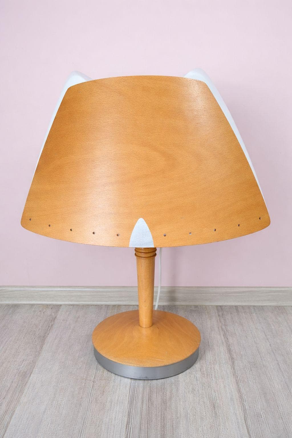 Para lamp stołowych Lucid, biały, sklejka, plastik, metal, Szwecja - 242800