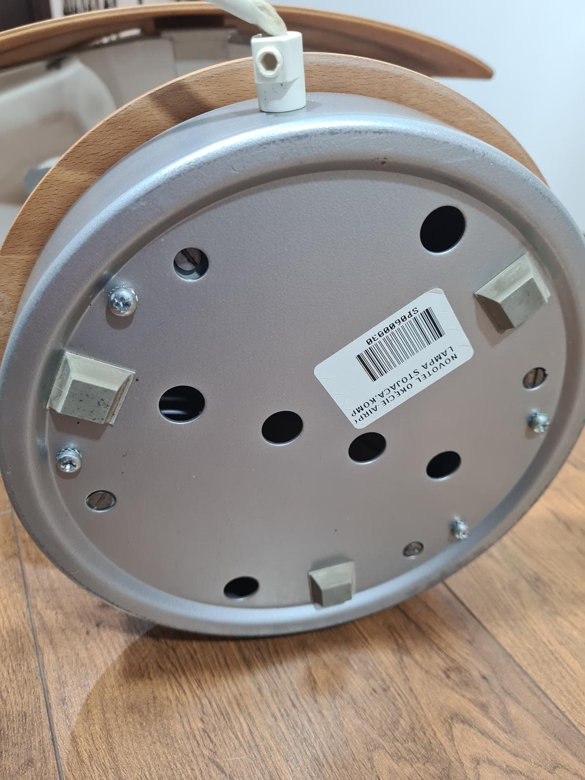 Para lamp stołowych Lucid, biały, sklejka, plastik, metal, Szwecja - 262169