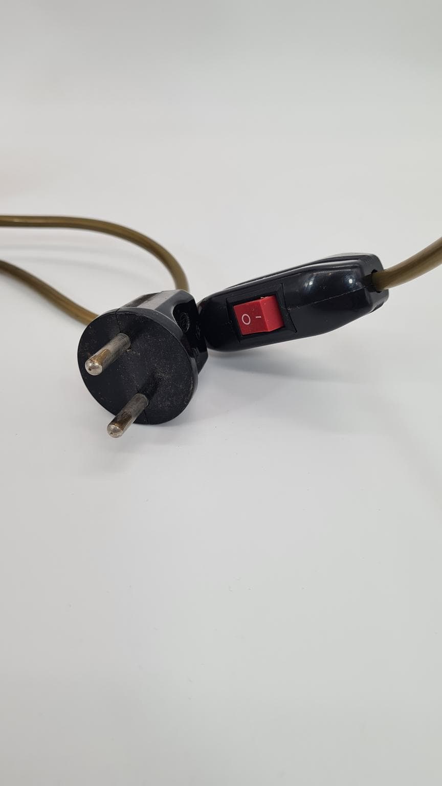 Lampa stołowa Space Age, drewno czerwony, chrom, szkło, NRD, lata 70. - 232152