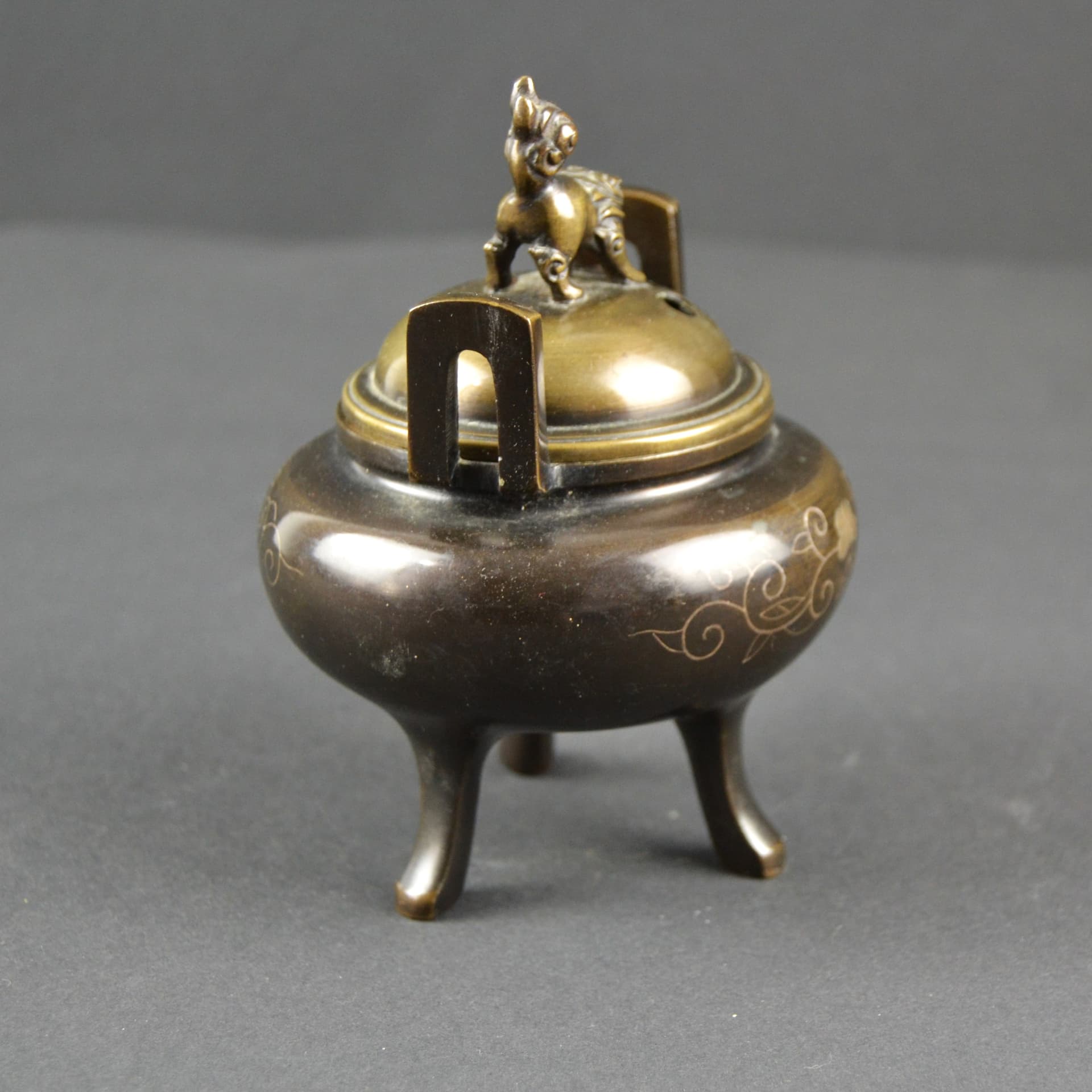 Kadzielnica Koro, brąz ciemny, Japonia, XIX w. - 79386