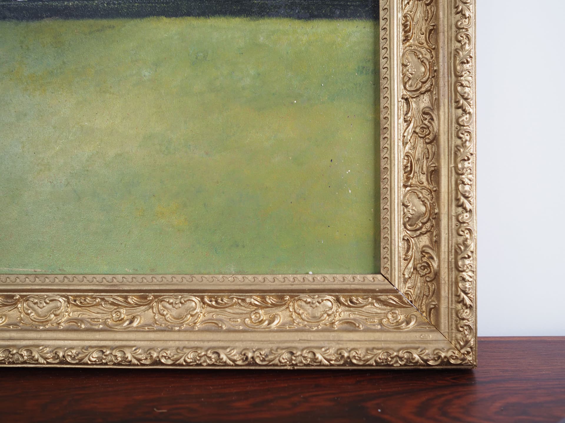 Oil painting Gospodarstwo, Scandinavian realism, multicolor, board wood, Sweden, 1970s. - 77539