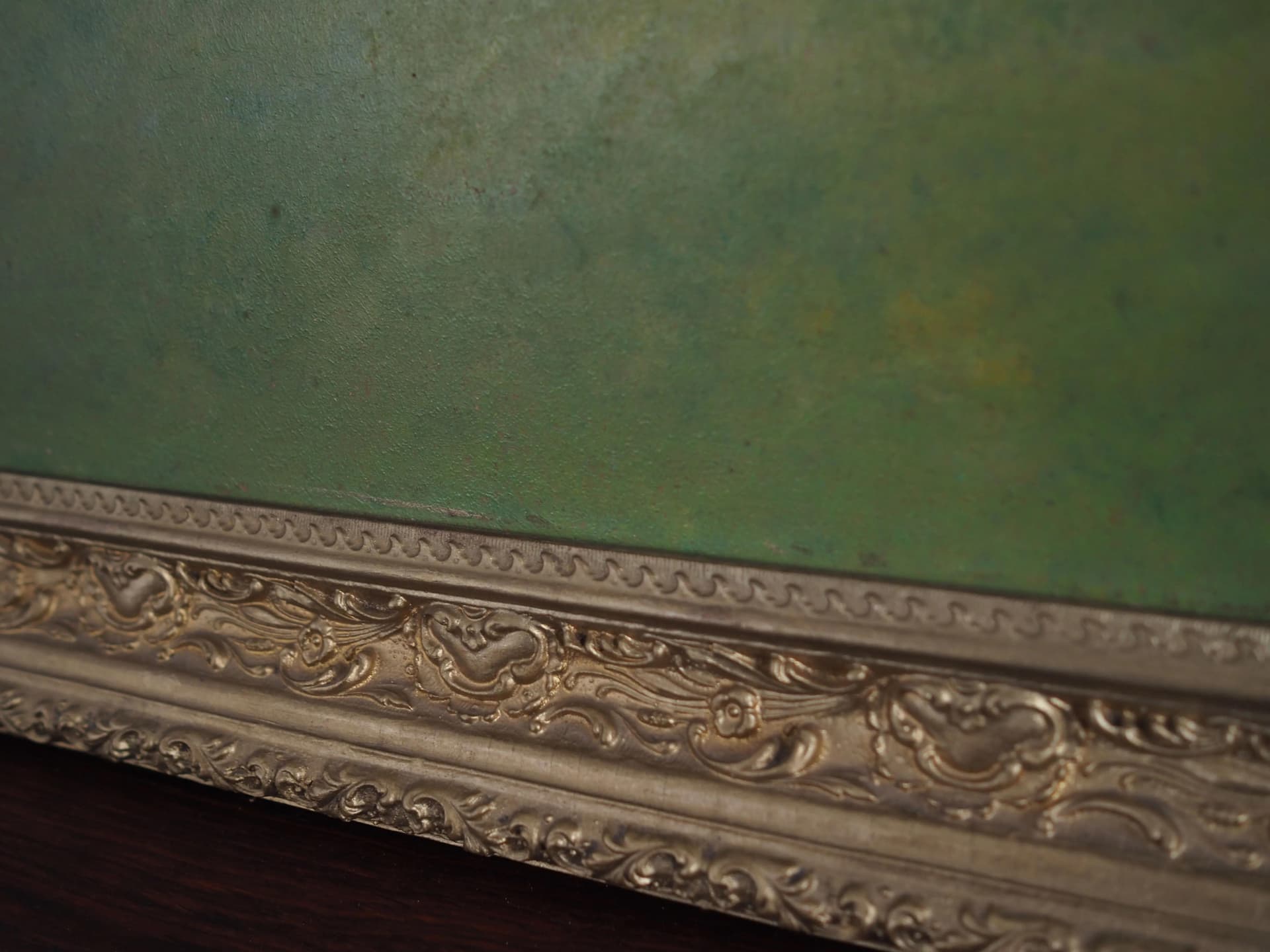 Oil painting Gospodarstwo, Scandinavian realism, multicolor, board wood, Sweden, 1970s. - 17381