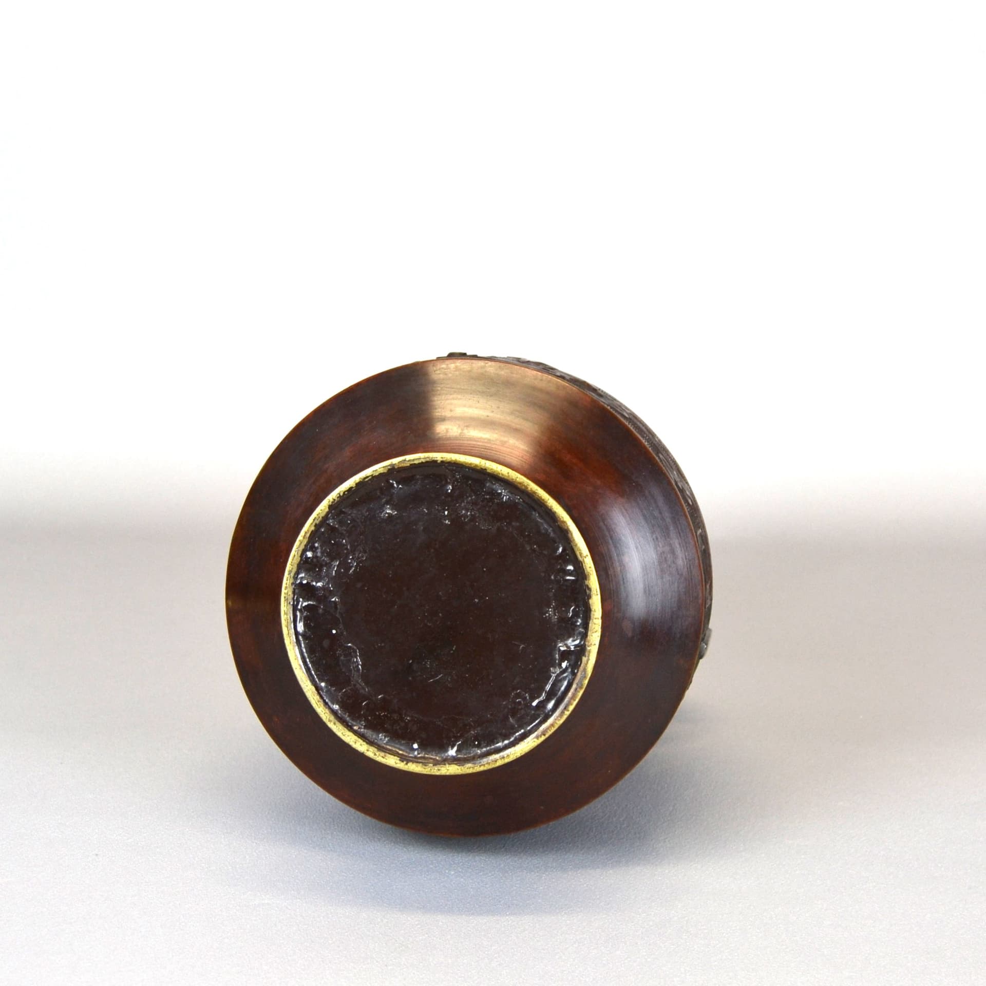 Waza, brąz ciemnobrązowy, Chiny, XIX w. - 79353