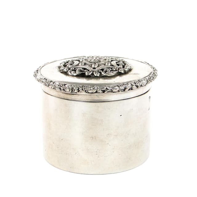 Neoclassical Decorative Container, Silver, Austria, 19th c. - DIMENSION