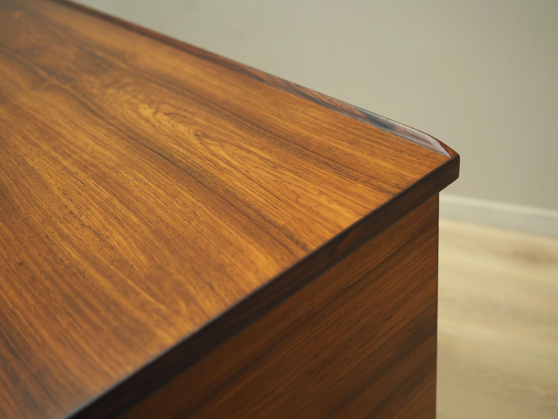 Biurko, palisander brązowy, proj. T. Valeur & H. Jensen, Dyrlund, Dania, lata 60. - 17318