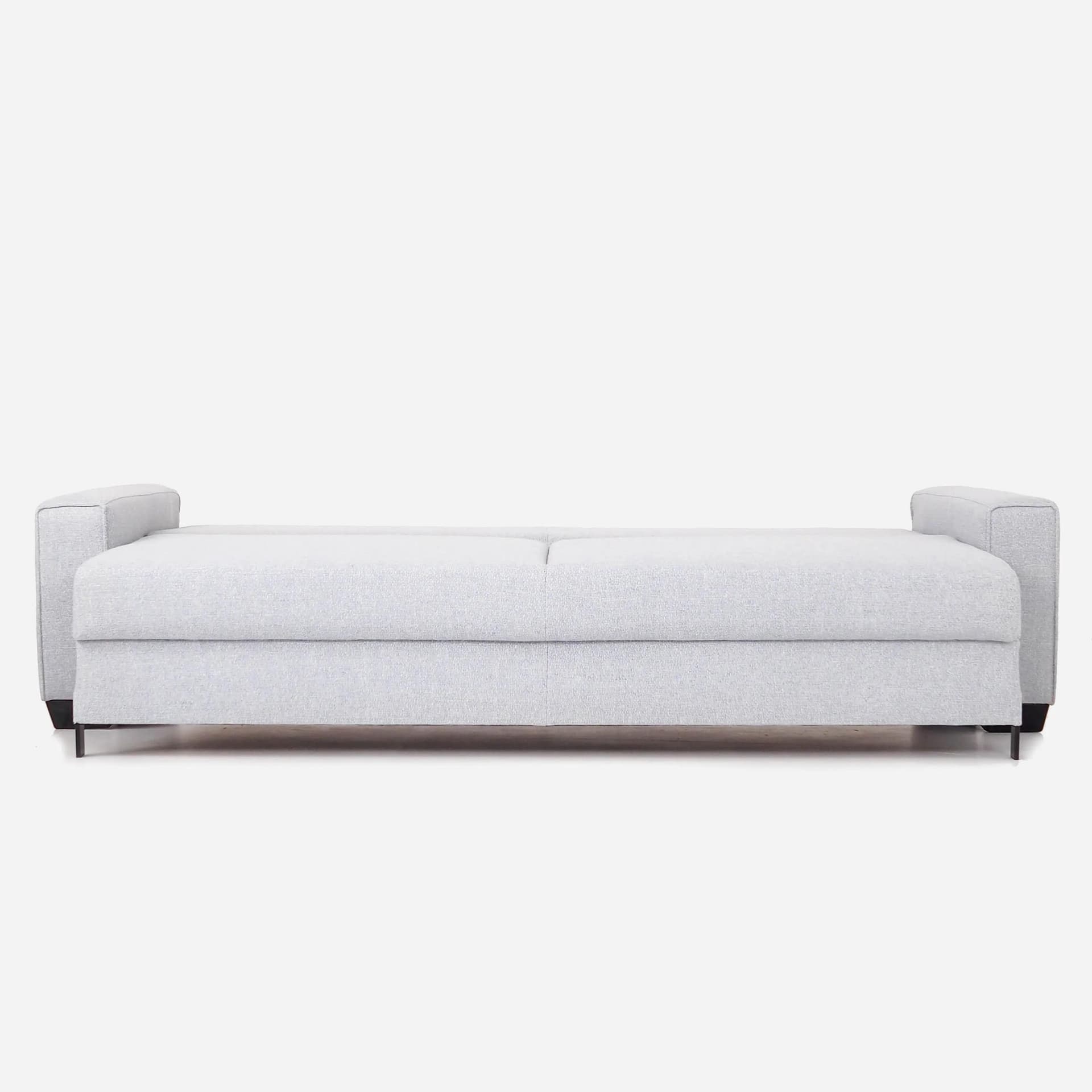 Sofa Rejkiavik, grey fabric, wood, Poland, 1990s. - 17199