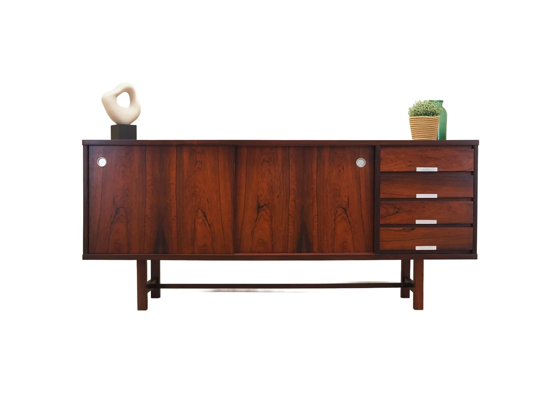 Sideboard, palisander brązowy, Dania, lata 70.
