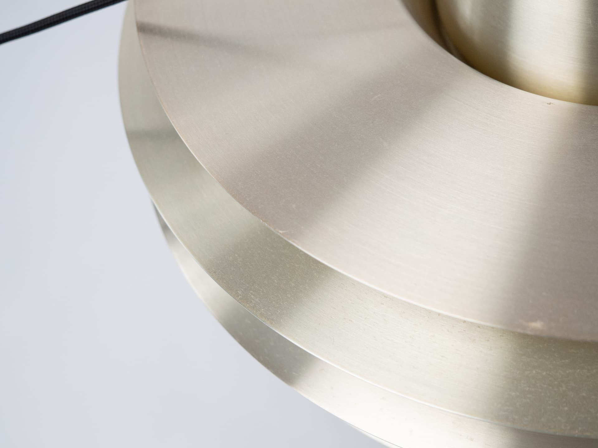 Lampa wisząca Verona, złoty, aluminium, proj. S. Middelboe, Lyfa, Dania, lata 60. - 239895