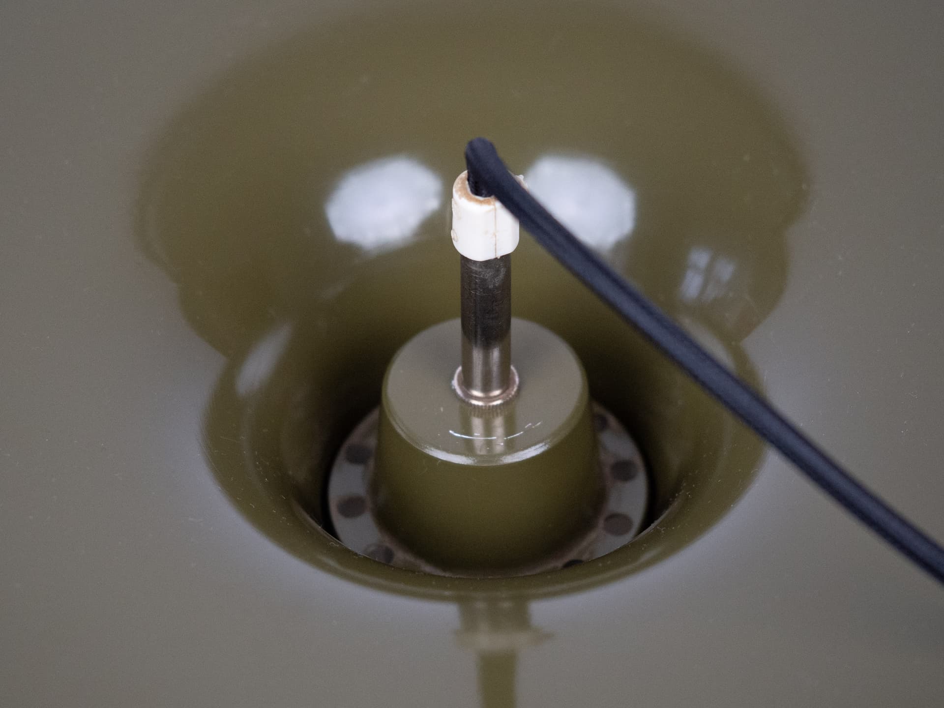 Lampa wisząca, Space Age, multikolor, metal, proj. J. Høj, Holmegaard, Dania, lata 70. - 239982