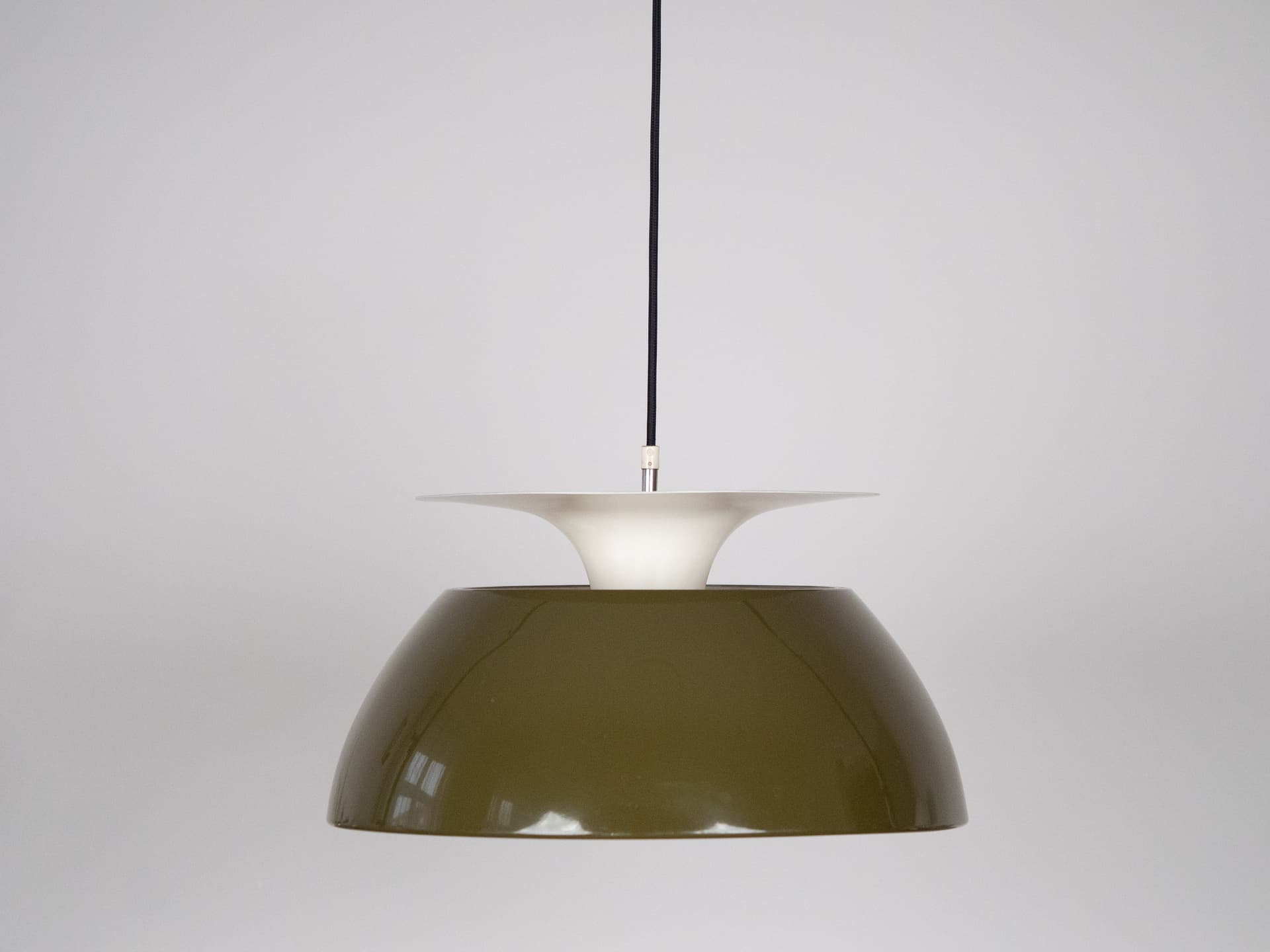 Lampa wisząca, Space Age, multikolor, metal, proj. J. Høj, Holmegaard, Dania, lata 70. - 239974
